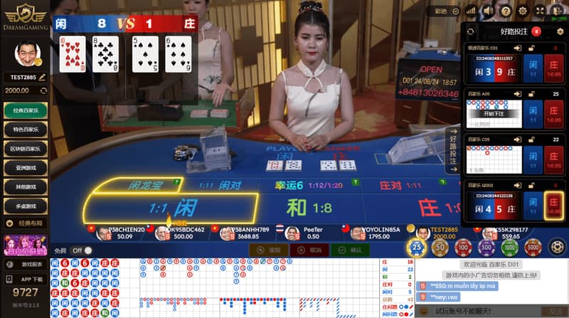 Quy định và cách chơi Baccarat Thabet